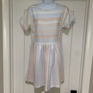 Striped mini dress